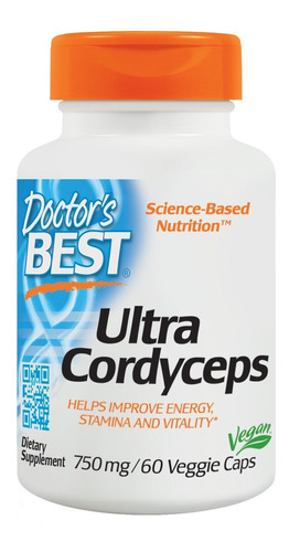 Doctor's Best Ultra Cordyceps  60 Cápsulas Vegetarianas