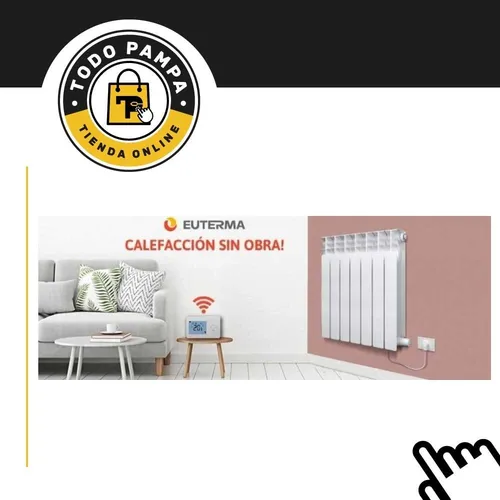 Radiador Electrico 3 Elem 500 W Termostato Inalambrico Cuota