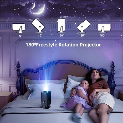 Proyector Hy500 Max Android 4k 13 Wifi Bt 5 1080p Negro