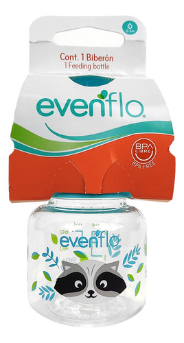 Biberón Evenflo Forest 60ml Flujo Lento 0 - 3 Meses 1 Pza