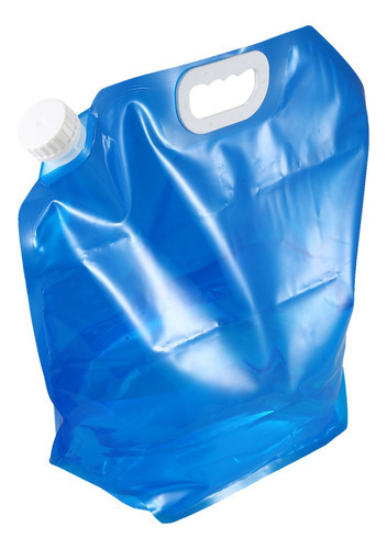 Bidón De Agua Plegable 10 Litros Azul