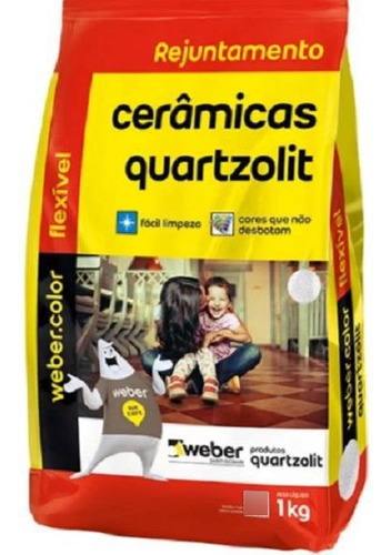 Rejunte Flexível Weber Branco Saco/1kg - Quartzolit