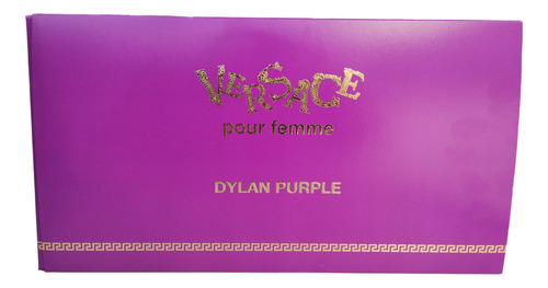 Set Dylan Purple Edp 100ml/body Lot/shower Gel/make Up Case.