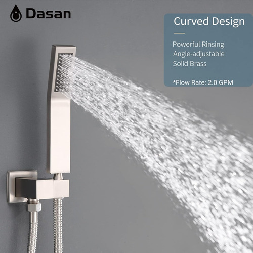 Da-ss03bn-s10w - Juego Completo De Grifos De Ducha De Bañera