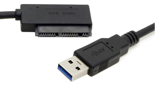 Cable Adaptador Usb Usb 3.0 A Micro Sata 16 Pines 90 Grados