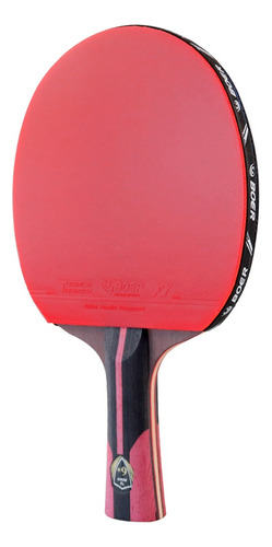 Raqueta De Tenis De Mesa Boer Carbon Black Blade Con Mesa De