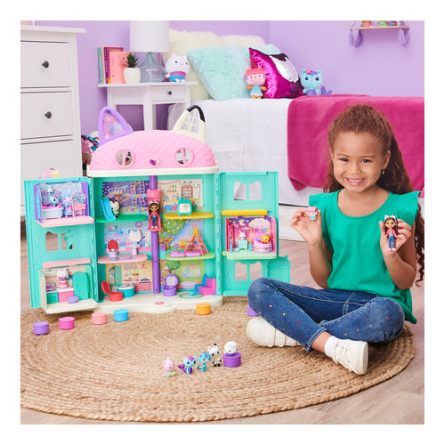 Gabbys Dollhouse Deluxe Set De Regalo Con 7 Figuras De Jugue