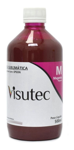 Tinta Sublimática Magenta Para Impressora Epson (500ml)