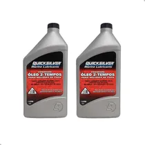 Comprar Óleo Tcw3 Quicksilver 2 Tempos Motor De Popa Kit Com 2 Lts