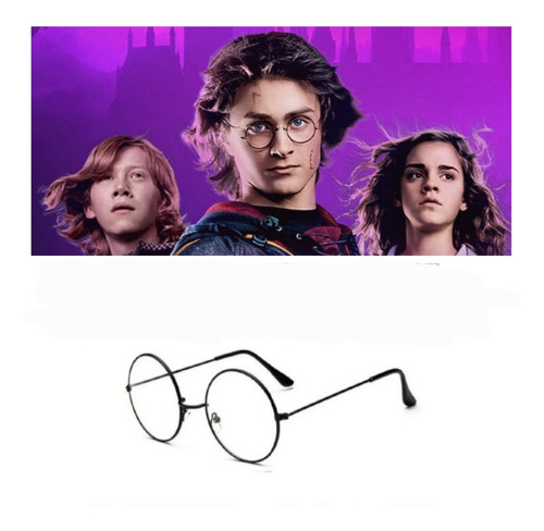 Lentes Redondos Harry Potter Pará Dama Y Caballero