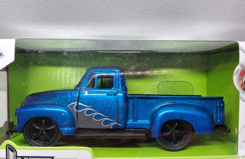 Jada Toys 1953 Chevy Pickup Just Trucks 1:32 Azul Azul (Usado)