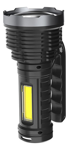 Linterna Z De Luz Fuerte Con Carga Usb Y Cob Soft Li 4004