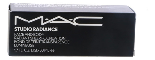 Base De Maquillaje Mac Studio Radiance Face & Body C2 50 Ml
