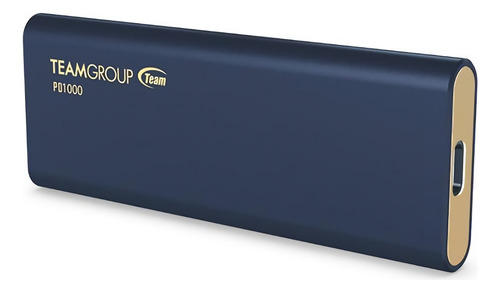 Memoria Ssd Externa Team Group 1 Tb Color Azul/dorado