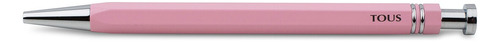 Bolígrafo Tous Camee Rosa Con Estuche Tinta De Color Negro