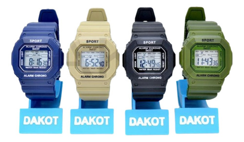 Reloj Digital Dakot Da681 Sumergible Wr 50 