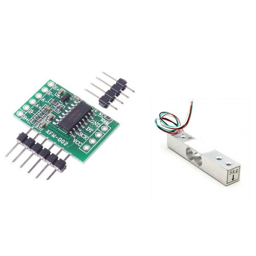 Celda De Carga De 5kg Y Modulo Amplificador Hx711 Cdmx Elect
