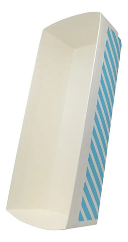 Molde De Carton Horneable Para Panque 18 X7 X 4.5 Cms Color Celeste