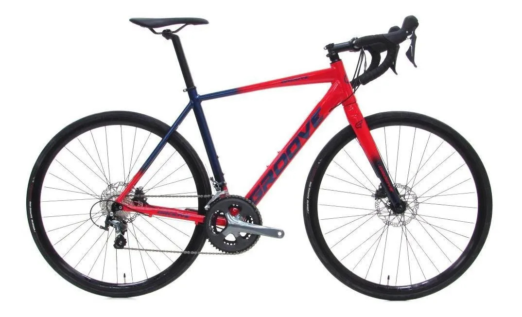 Bicicleta Speed Overdrive 70 20v Shimano Tiagra Vermelha Vermelho/azul 54