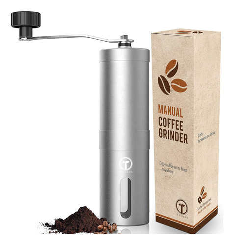 Itrends - Molinillo De Café Manual De Acero Inoxidable, Moli