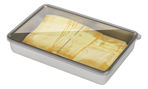 Contenedor De Queso Fresco Para Refrigerador 2 Piezas, Conte
