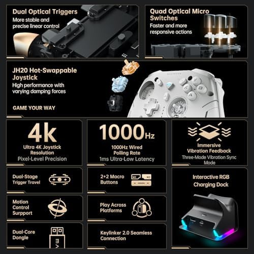Controlador De Juegos Inalámbrico Machenike G5pro Vhz Con Ba