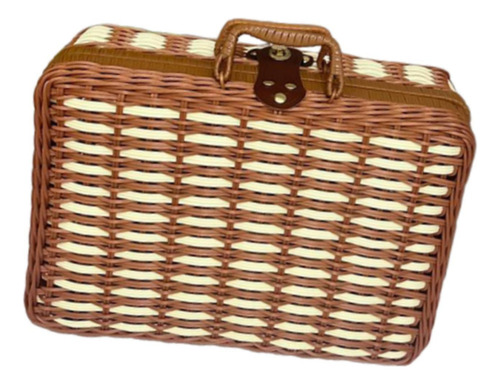 Cesta De Almacenamiento Con Tapa Y Asa For Accesorios De M