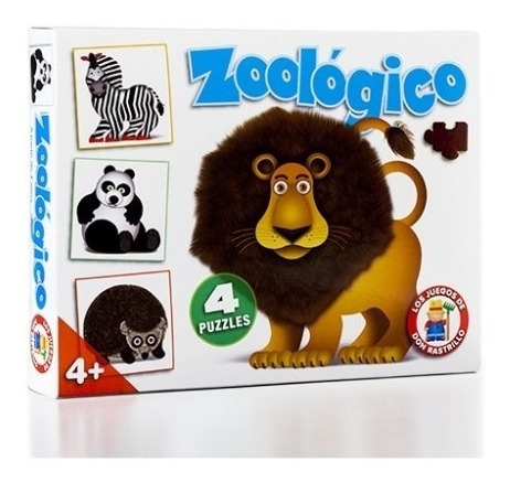 Juego Mesa Zoologico Animales Ruibal Infantil 