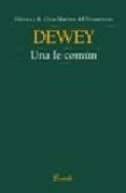 Una Feun (obras Maestras Del Pensamiento 69) - Dewey (p