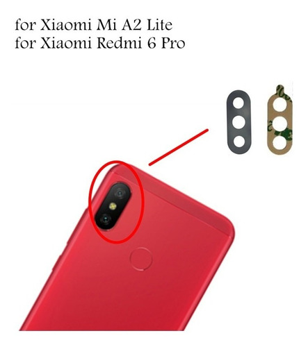 Lente De Cámara Para Xiaomi Mi A2 Lite