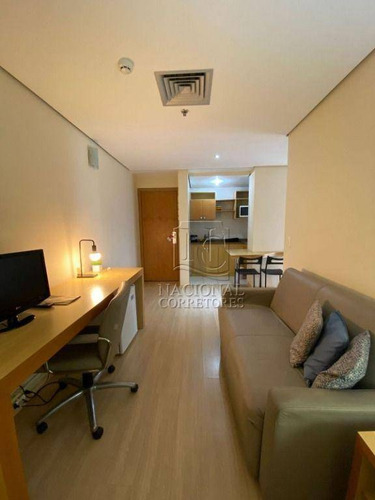 Imagem 4 de 20 de Flat Com 1 Dormitório Para Alugar, 45 M² Por R$ 1.300,00/mês - Centro - Santo André/sp - Fl0011