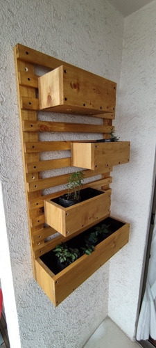 Imagen 2 de 10 de Huerto Urbano / Mini Huerto Vertical / Incluye Plantas