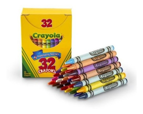 Crayola Crayons Tuck Box, 32 Colores Clásicos De Crayola, Co