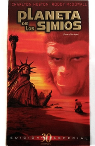 Vhs El Planeta De Los Simios - Charlton Heston 30 Aniversari