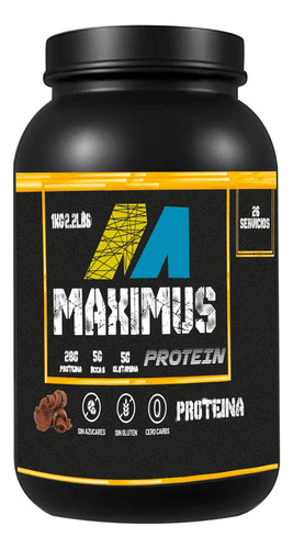 Proteína Hidrolizada Isolate Maximus 1kg 200 Servicios Chocolate