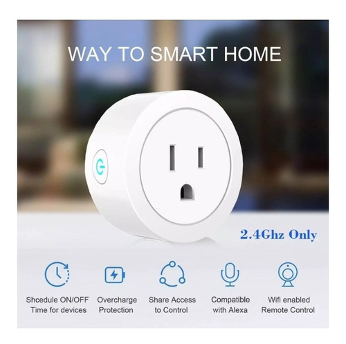 Imagen 6 de 8 de Contacto Inteligente Wifi Alexa, Google Home, iPhone/android