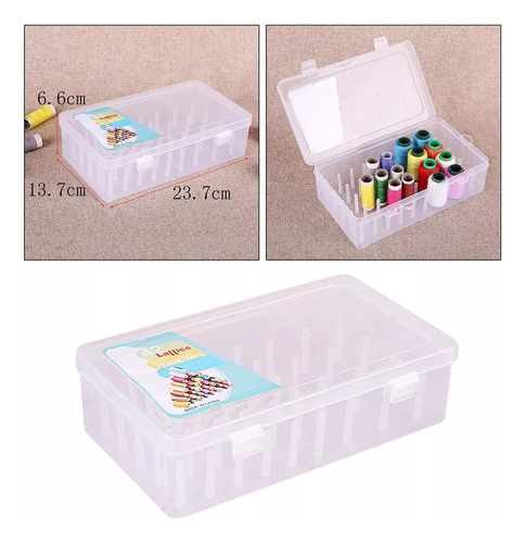 Caja De Hilo Con Contenedor De Almacenamiento De 2 Piezas