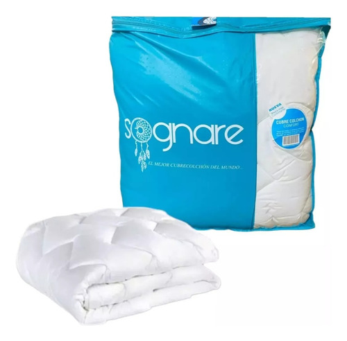 Cubre Colchón King Size + 2 Pack De Almohadas King Gratis