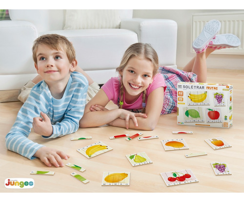 Quebra Cabeça Infantil Educativo Soletrar Bichinhos E Frutas