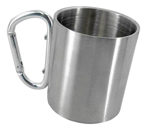 Mosquetón De Taza De Metal De Acero Inoxidable, Tazas 200ml