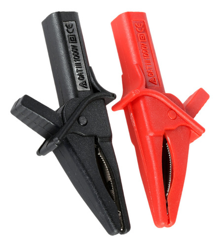 Clips De Cocodrilo Negro Y Rojo Ht18a Dso3064