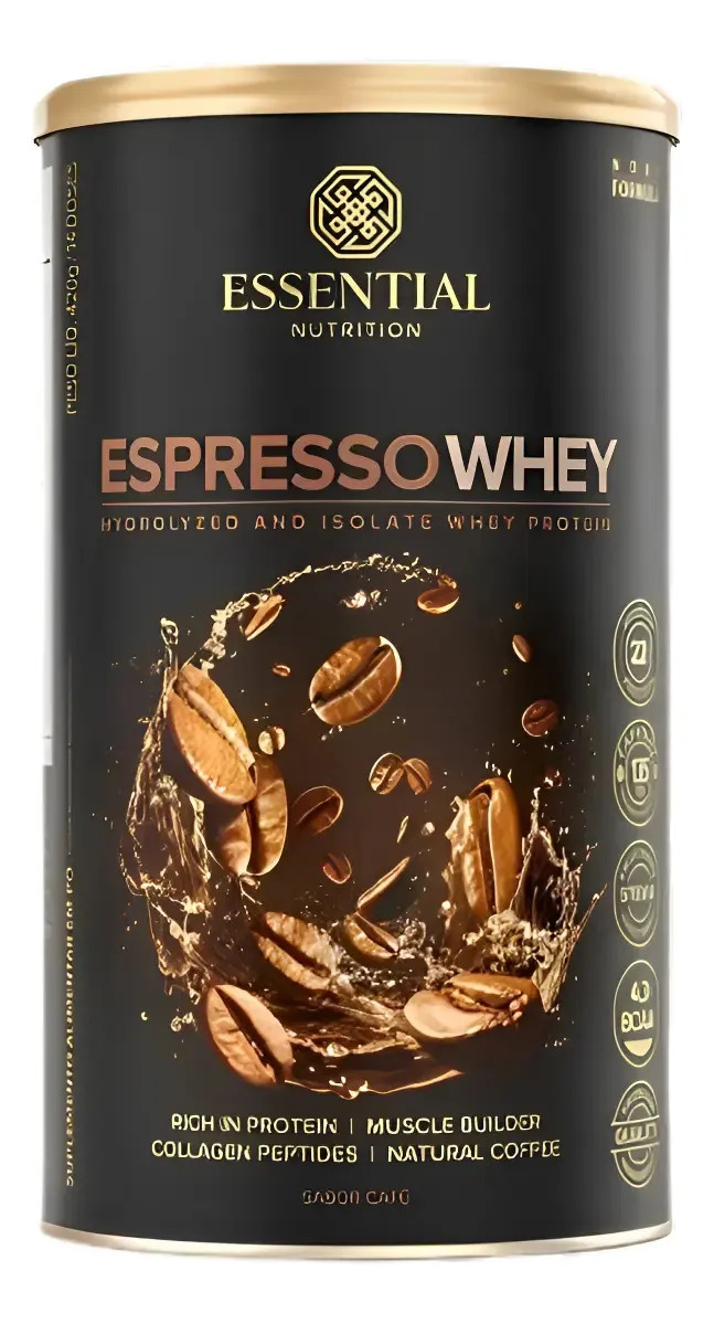 Whey Protein Essential Nutrition Espresso Whey Sabor Expresso 462g