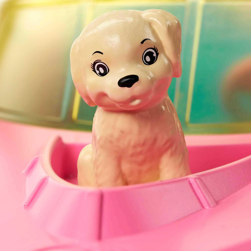 Barbie Barco Con Cachorro Y Accesorios, Flota En Agua .