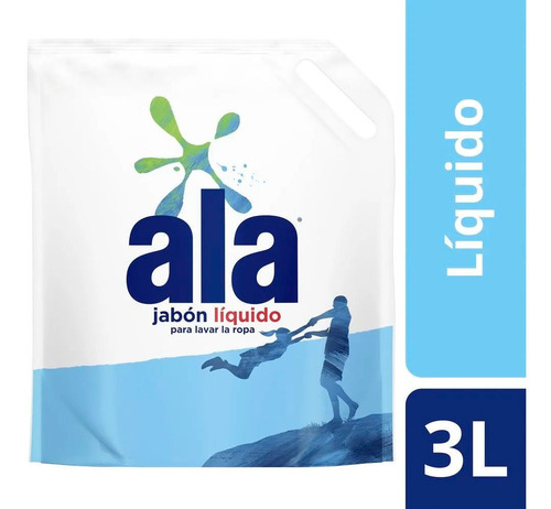 Jabon Liquido Ala Para Ropa X 3 Lt Repuesto Economico