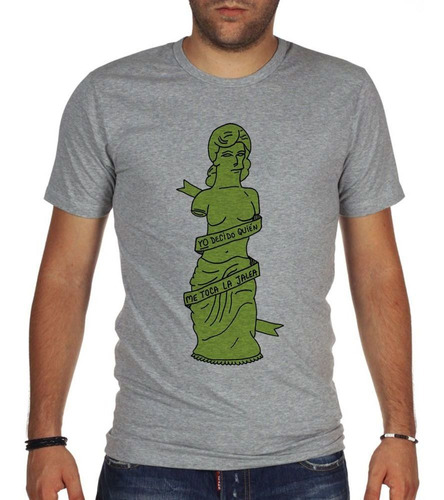 Remera De Hombre Venus Yo Decido Quien Me Toca Estatua