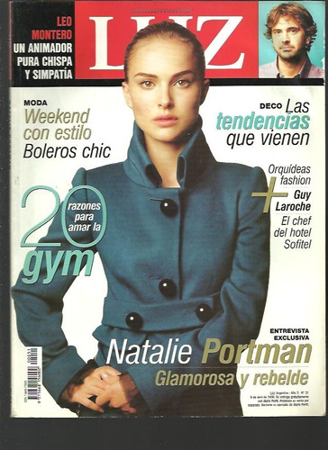 Revista Luz 2006 Natalie Portman Leo Montero Paula Morales