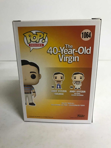 Funko Pop 40 Year Old Virgin Andy Holding Oscar 1064