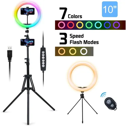 Aro led de colores new arrivals