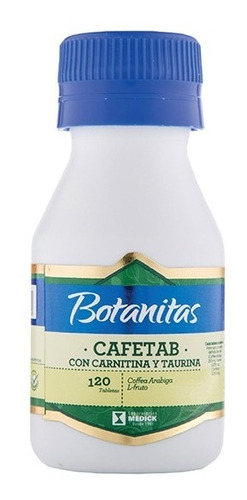 Cafetab Con Carnitina Y Taurina 120 - Unidad a $183