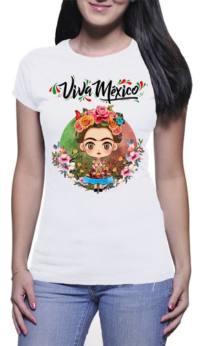Imagen 2 de 3 de Playera Viva México Mariachi Personalizada